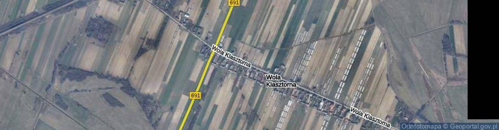 Zdjęcie satelitarne Wola Klasztorna ul.